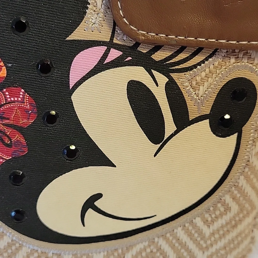Minnie Mouse Beaded Tablet/Notebook Cover - Pink, Brown, Cream